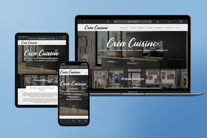 Créa Cuisine - Site Web
