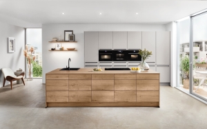 SYMPHONY / OPUS - 508 Laqué, gris soie mat parfait / 405 Décor chêne Sierra