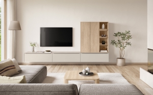 OPUS / SYMPHONY - 406 Décor chêne de Côme / 504 Laqué, sable fin mat parfait