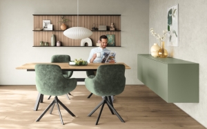 SAVONA - 495 Laqué, vert olive mat premium