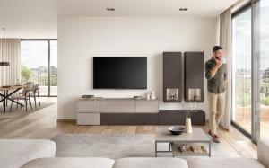 VIEW / SAVONA - 605 Café structuré / 483 Laqué, Macchiato mat premium