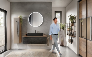 LINO - 463 Décor béton noir