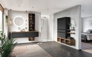 TOLEDO - 340 Laque laminate, noir super-mat